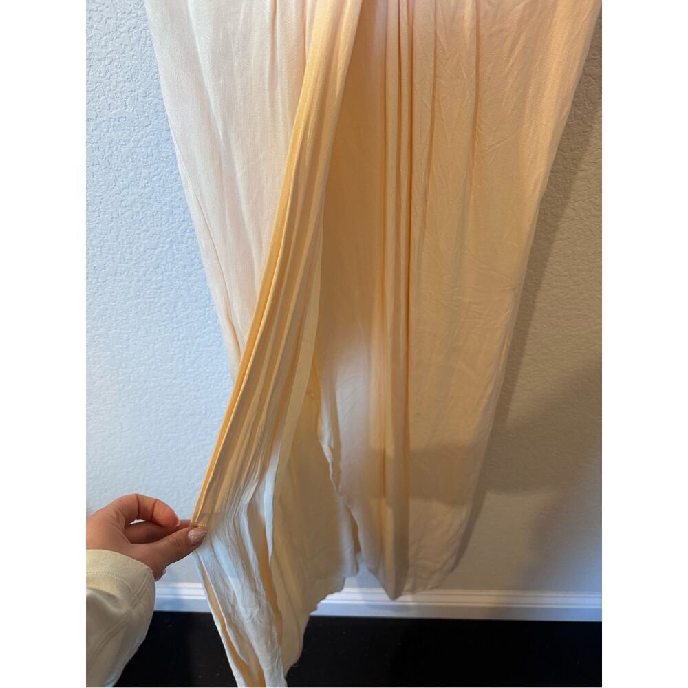 Anthropologie Cream Maxi Dress | Elegant Grecian-Inspired Evening Dress | NWOT - Picture 9 of 13